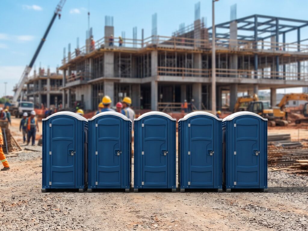 Locação de banheiros químicos para obra